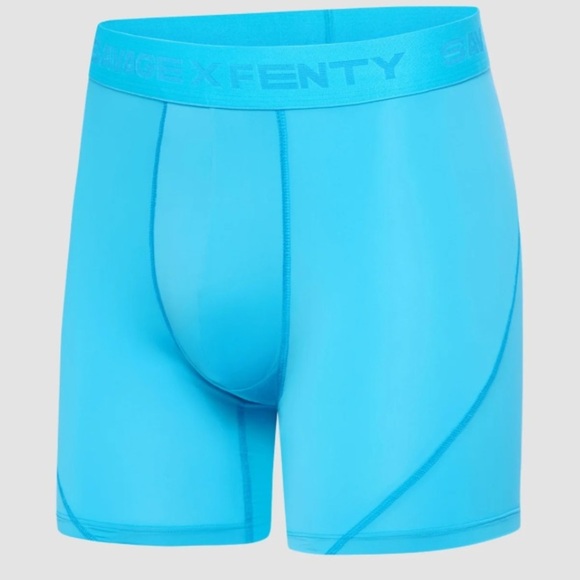 NWT Savage X Fenty SHADOW FIT BOXER BRIEFS Blue Tease XS - Picture 2 of 6